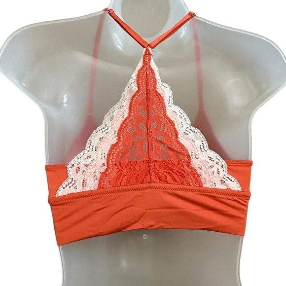Aerie Orange Silky Lace Bralette - Picture 7 of 7